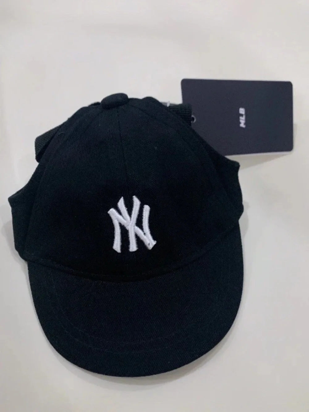 New York Yankees Dog Hat Large Adjustable Black MLB Pet Baseball Cap Dogs